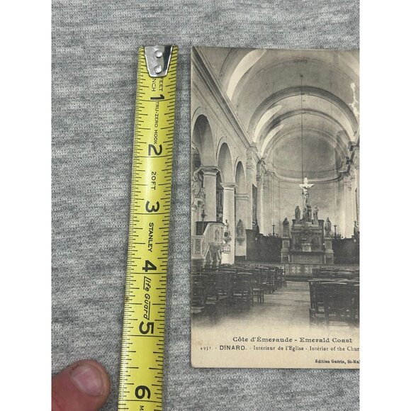 Emerald Coast Old Church Along the Inside of the Old Church Postcard - Picture 6 of 10